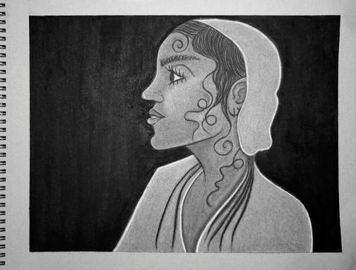 charcoal on 11x14''